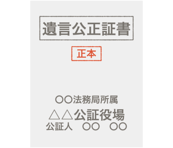 公正証書のイメージ画像